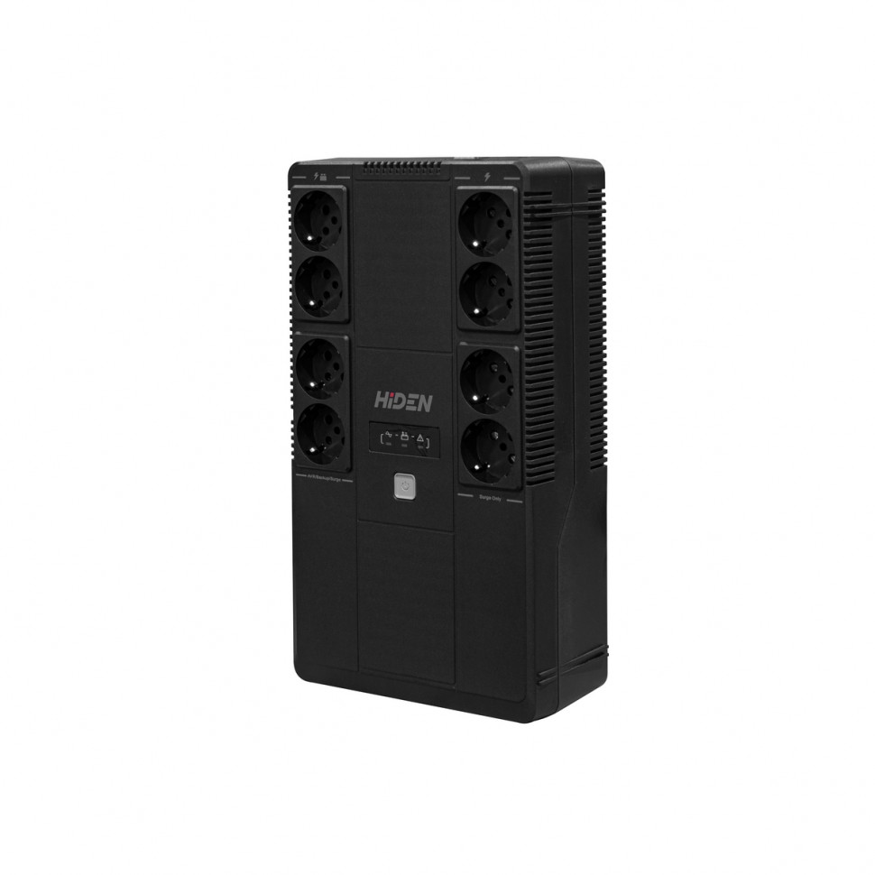 Источник бесперебойного питания HIDEN ULS600EF / 600 ВА / 360 Вт / 8 x CEE 7 (евророзетка)