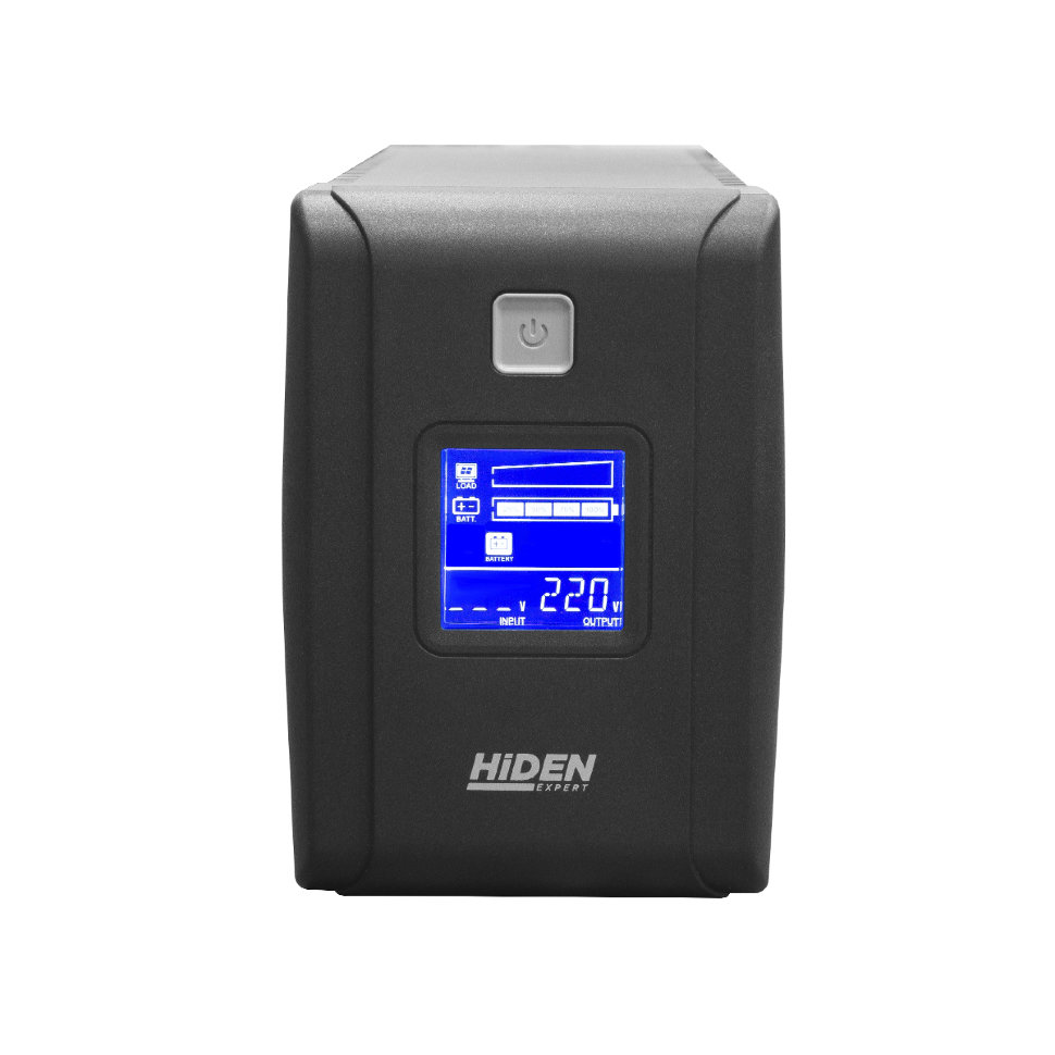 Источник бесперебойного питания HIDEN EXPERT ULS800C / 800 ВА / 480 Вт / 2 x CEE 7 (евророзетка)